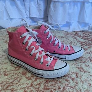 Pink Converse High Tops